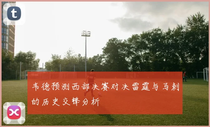 韦德预测西部决赛对决雷霆与马刺的历史交锋分析
